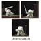 White Ceramic Samurai Figurine Blanc De Chine Geometric Oriental Warrior Decor 3
