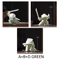 White Ceramic Samurai Figurine Blanc De Chine Geometric Oriental Warrior Decor 3