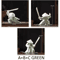 White Ceramic Samurai Figurine Blanc De Chine Geometric Oriental Warrior Decor 5