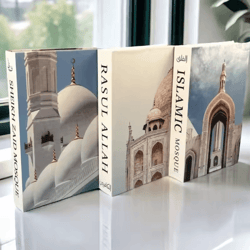 luxury decorative book box – islamic kaaba design coffee table storage decor