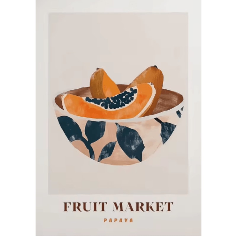 Aperol Spritz Pizza Cocktail Kitchen Wall Art Italian Food Canvas Poster 11