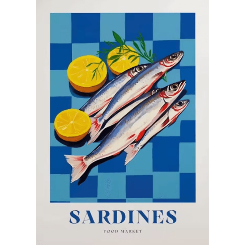 Aperol Spritz Pizza Cocktail Kitchen Wall Art Italian Food Canvas Poster 12