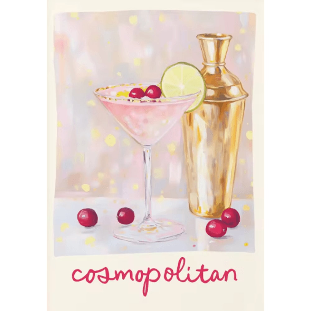 Aperol Spritz Pizza Cocktail Kitchen Wall Art Italian Food Canvas Poster 5