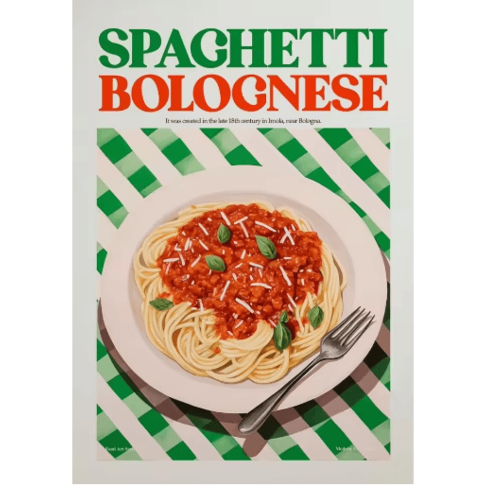 Aperol Spritz Pizza Cocktail Kitchen Wall Art Italian Food Canvas Poster 7