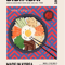 Delicious Food Wall Art Canvas World Cuisine Kitchen Poster With Ravioli Ramen Coffee 2