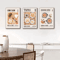 Delicious Food Wall Art Canvas World Cuisine Kitchen Poster With Ravioli Ramen Coffee 23
