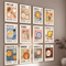 Delicious Food Wall Art Canvas World Cuisine Kitchen Poster With Ravioli Ramen Coffee 0