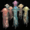 DIY Jellyfish Night Light OceanThemed Hanging Lamp For Bedroom Party Decor 7
