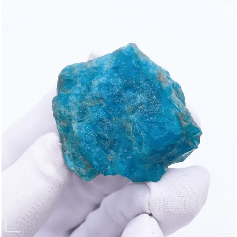 100g Blue Apatite Crystal Natural Raw Healing Stone For Decor Energy 5