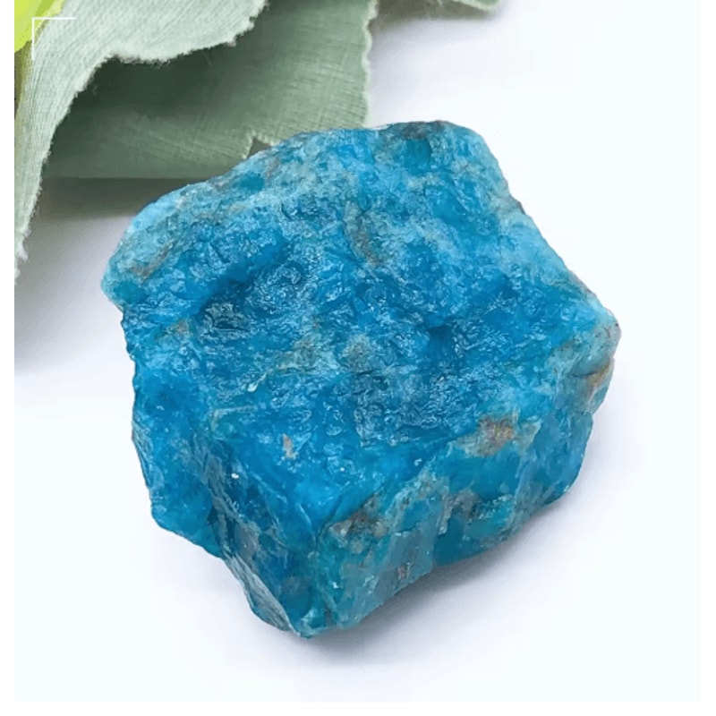 100g Blue Apatite Crystal Natural Raw Healing Stone For Decor Energy 0