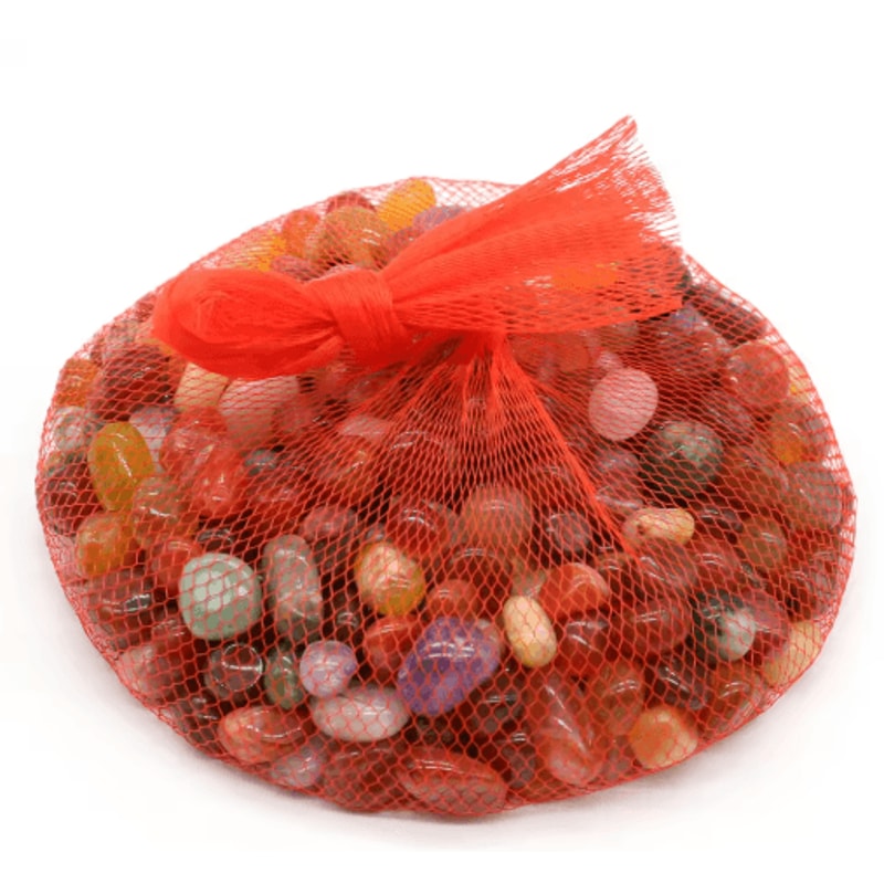 Natural Rain Flower Stone Beads Colorful Crystal Pebbles For Aquarium Decor 1216mm 10