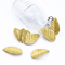 100pcs Gold Artificial Leaves Silk Leaf Decoration For Crafts Wreaths Events 1