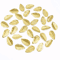 100pcs Gold Artificial Leaves Silk Leaf Decoration For Crafts Wreaths Events 3