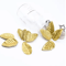 100pcs Gold Artificial Leaves Silk Leaf Decoration For Crafts Wreaths Events 5