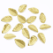 100pcs Gold Artificial Leaves Silk Leaf Decoration For Crafts Wreaths Events 6