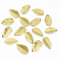 100pcs Gold Artificial Leaves Silk Leaf Decoration For Crafts Wreaths Events 6