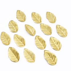 100pcs gold artificial leaves – silk leaf decoration for crafts, wreaths & events