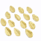 100pcs Gold Artificial Leaves Silk Leaf Decoration For Crafts Wreaths Events 0