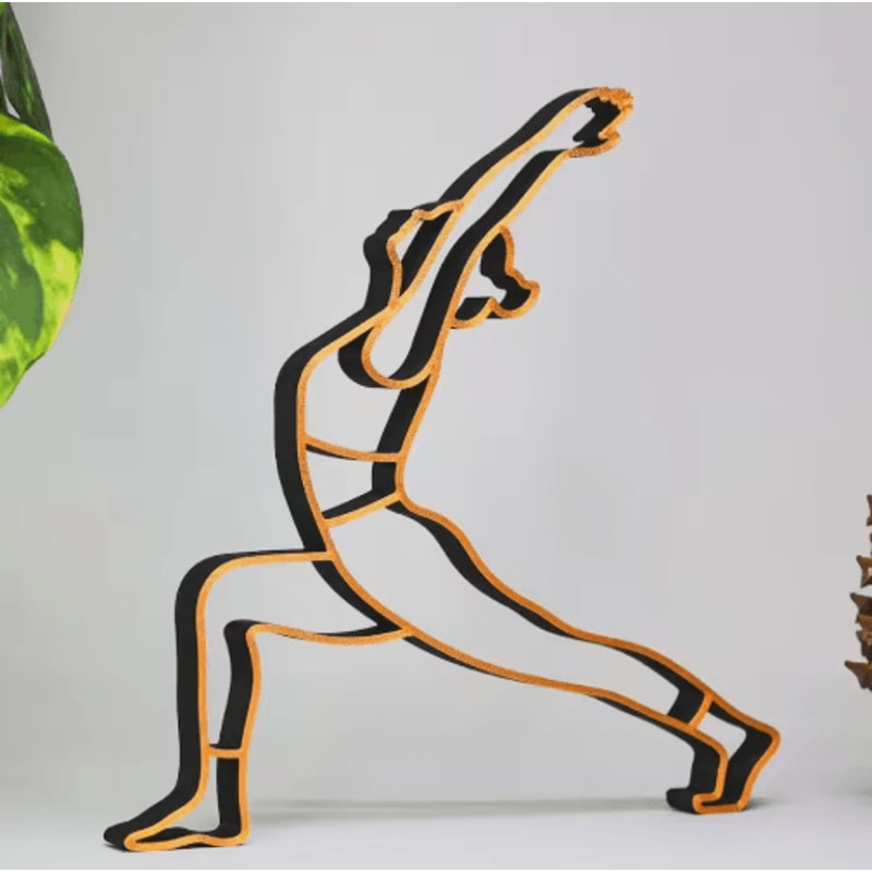 Modern Yoga Sculpture Decor Minimalist Zen Meditation Figurine For Home Office 6