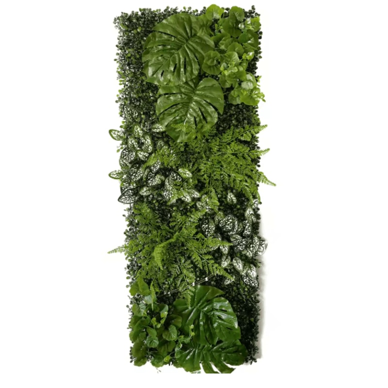 40by120cm Artificial Plant Wall Panel Green Backdrop For Weddings Home Decor 10