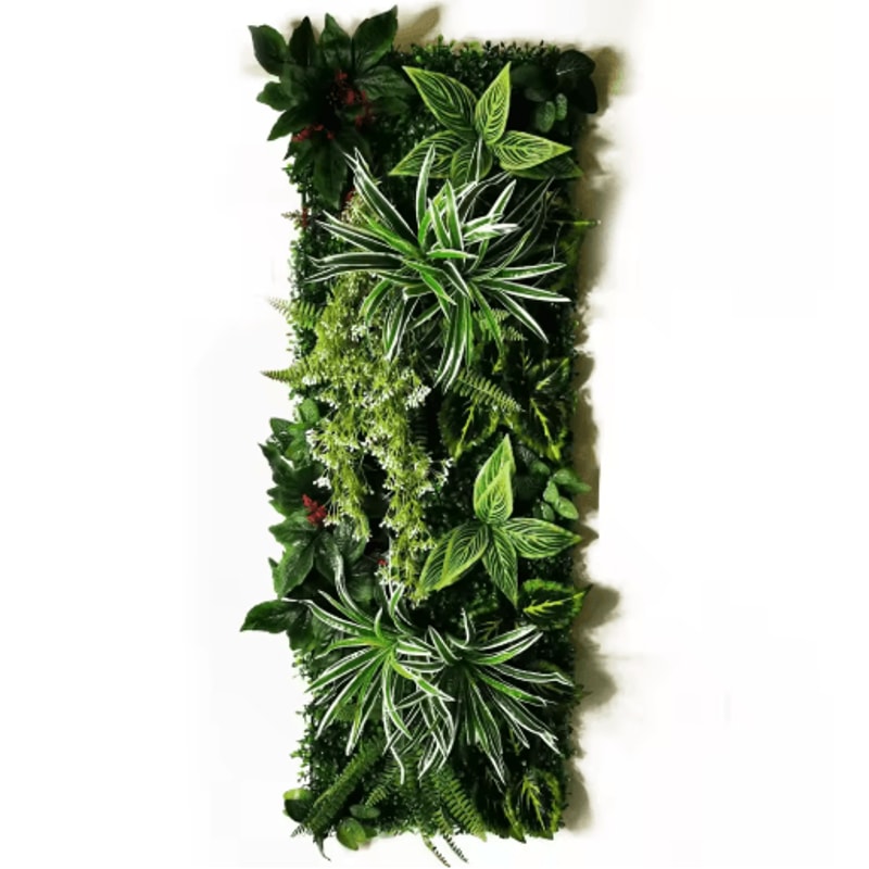 40by120cm Artificial Plant Wall Panel Green Backdrop For Weddings Home Decor 7