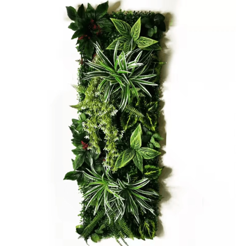 40by120cm Artificial Plant Wall Panel Green Backdrop For Weddings Home Decor 0