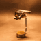 Copper Solar Windmill Ornament WindPowered Educational Science Model Desk Decor 3