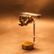 Copper Solar Windmill Ornament WindPowered Educational Science Model Desk Decor 3