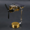 Copper Solar Windmill Ornament WindPowered Educational Science Model Desk Decor 0