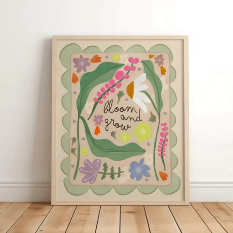 Magical Unicorn Nursery Wall Art Inspirational Quote Canvas Prints For Kids Room 1