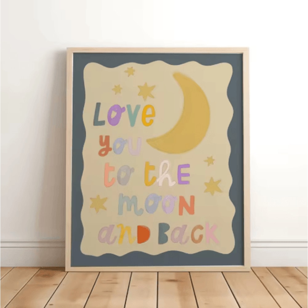 Magical Unicorn Nursery Wall Art Inspirational Quote Canvas Prints For Kids Room 10