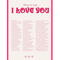 Nordic Pink Quote Wall Art More Amor Por Favor Eclectic Love Canvas Print 2