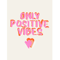 Nordic Pink Quote Wall Art More Amor Por Favor Eclectic Love Canvas Print 5