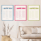 Nordic Pink Quote Wall Art More Amor Por Favor Eclectic Love Canvas Print 13