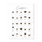 Modern Coffee Guide Poster Coffee Menu Canvas Wall Art For Kitchen Cafe Decor 3