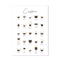 Modern Coffee Guide Poster Coffee Menu Canvas Wall Art For Kitchen Cafe Decor 3