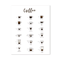 Modern Coffee Guide Poster Coffee Menu Canvas Wall Art For Kitchen Cafe Decor 7