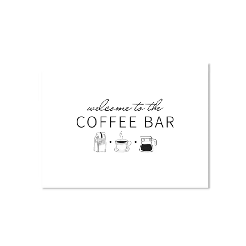 Modern Coffee Guide Poster Coffee Menu Canvas Wall Art For Kitchen Cafe Decor 14