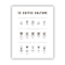 Modern Coffee Guide Poster Coffee Menu Canvas Wall Art For Kitchen Cafe Decor 15