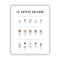 Modern Coffee Guide Poster Coffee Menu Canvas Wall Art For Kitchen Cafe Decor 15