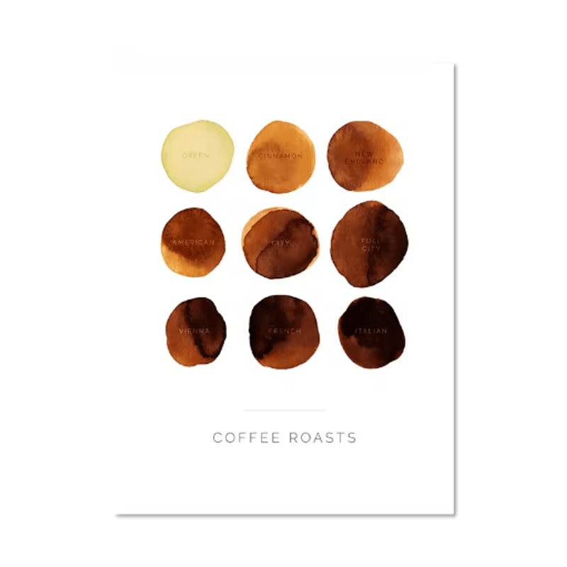 Modern Coffee Guide Poster Coffee Menu Canvas Wall Art For Kitchen Cafe Decor 16