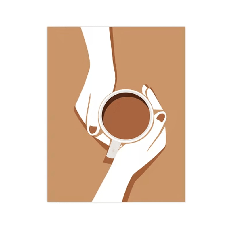 Modern Coffee Guide Poster Coffee Menu Canvas Wall Art For Kitchen Cafe Decor 8