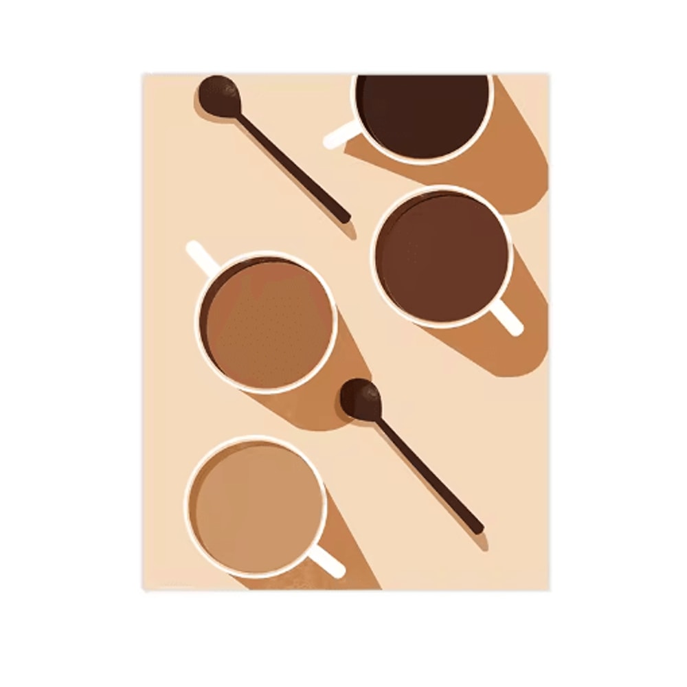 Modern Coffee Guide Poster Coffee Menu Canvas Wall Art For Kitchen Cafe Decor 9