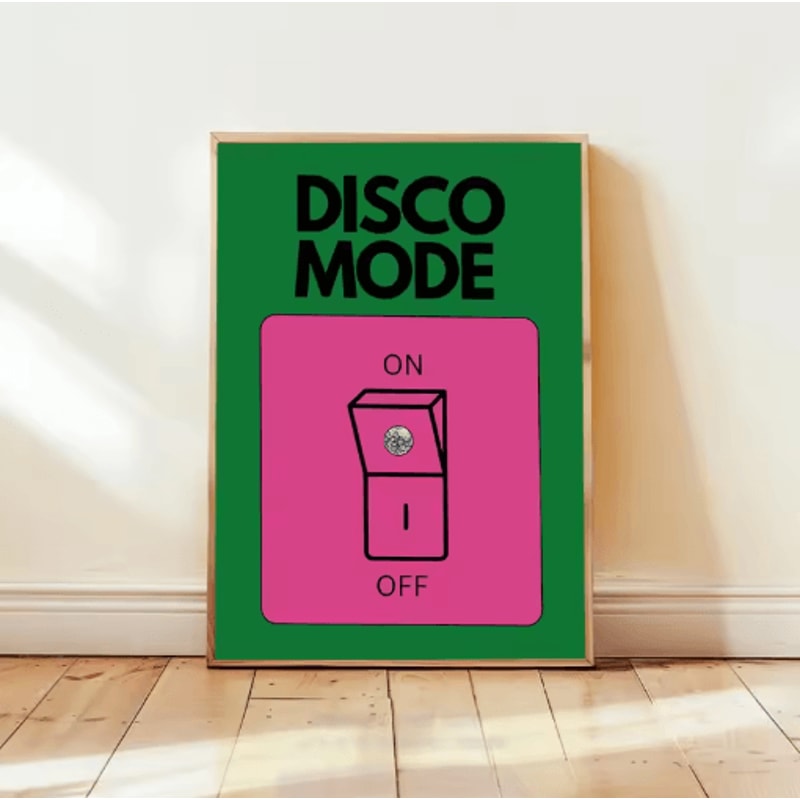 Colorful Mental Health Wall Art Retro Inspirational Quote Poster Frameless 5