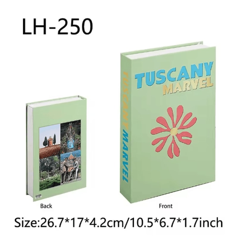 Luxury Decorative Fake Books Aesthetic Coffee Table Shelf Styling Props 12