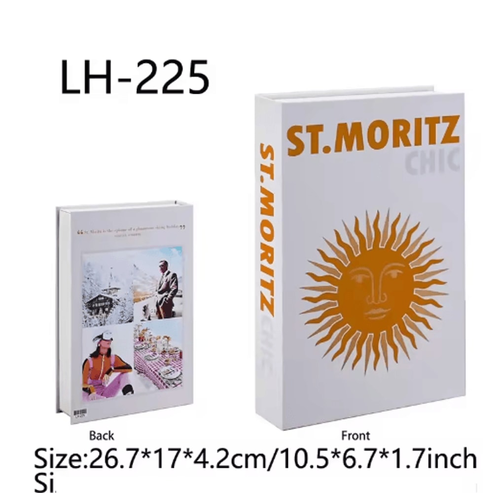 Luxury Decorative Fake Books Aesthetic Coffee Table Shelf Styling Props 24