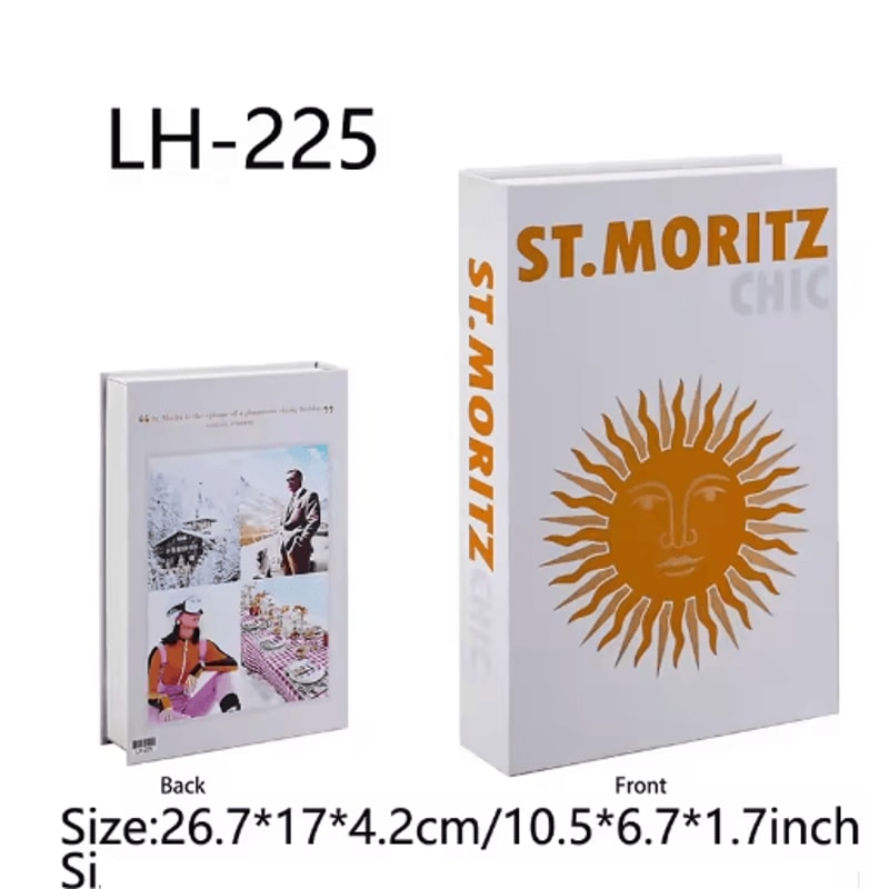 Luxury Decorative Fake Books Aesthetic Coffee Table Shelf Styling Props 24