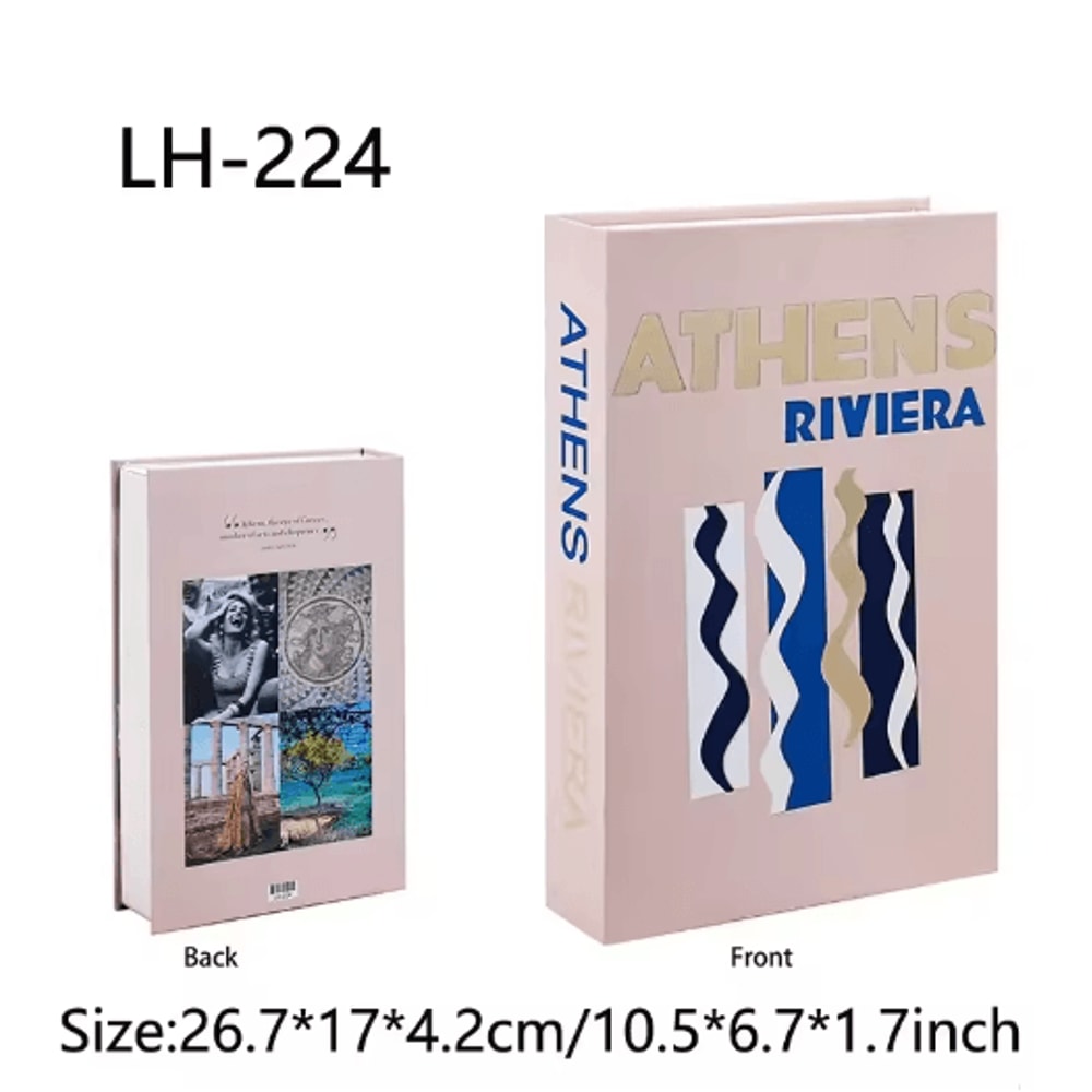 Luxury Decorative Fake Books Aesthetic Coffee Table Shelf Styling Props 25