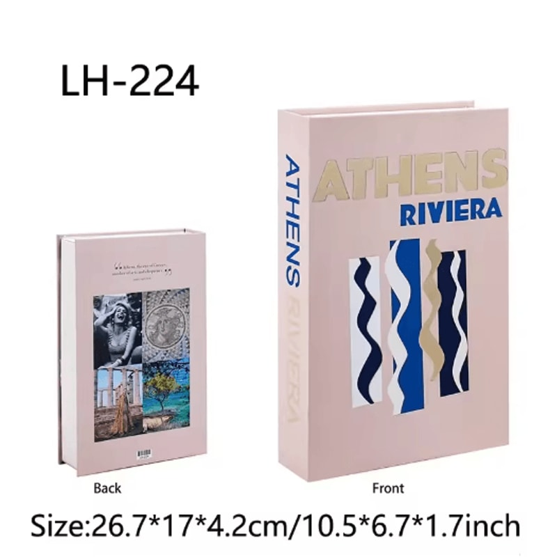 Luxury Decorative Fake Books Aesthetic Coffee Table Shelf Styling Props 25