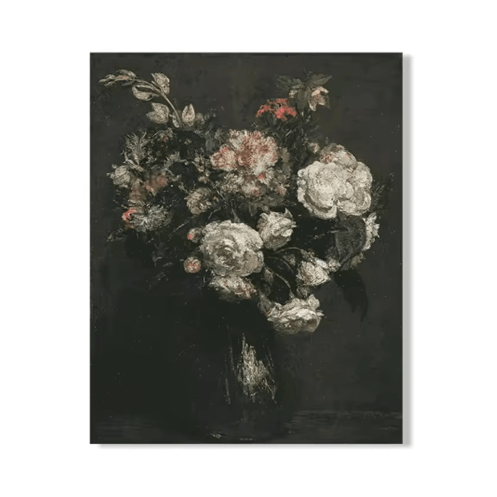 Vintage Owl Wall Art Moody Cottagecore Dark Academia Nature Canvas Print 13